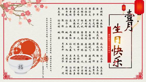【生日祝?！抗ё?月生日的員工生日快樂！